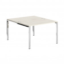 Стол 2-х местный XGWST 1214.1 Сосна Эдмонт/Нержавейка полированная 1200х1406х750 XTEN GLOSS