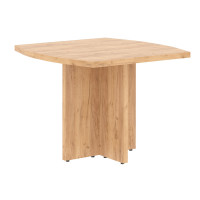 Стол переговорный B 123 Беларусь Дуб Бофорд 1000*1000*750 BORN