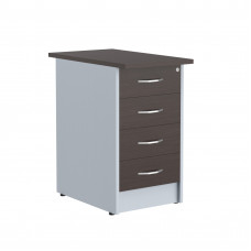 Тумба приставная c Топом Т-2 Венге Магия ТП-4.2А Венге Магия/Металлик 412х720х753 IMAGO