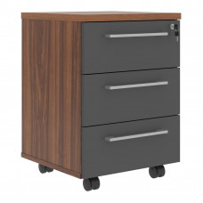 Тумба мобильная AMC-3D.A Антрацит/Орех Даллас 465х452х642 ZENN