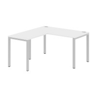 Стол угловой XS6CT 1415 Белый/Серый 1400х1500х750 XTEN-S60