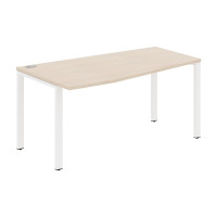 Стол эргономичный XS6CT 169(L) Бук Тиара/Белый 1600х900х750 XTEN-S60
