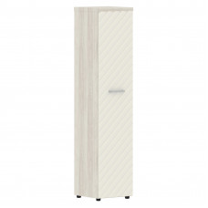 Шкаф колонка с глухой дверью и топом TLHC 42.1(L) Латте/Сосна Эдмонт Z 432х450х1968 TORR LUX