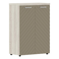 Шкаф с глухими средними дверьми и топом TLMC 85.1 Капучино/Сосна Эдмонт Z 856х450х1203 TORR LUX