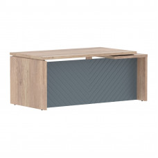 Стол руководителя TLCT 189(L) Дуб Каньон Z/Серо-голубой 1800х900х750 TORR LUX