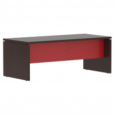 Стол руководителя TLST 209 Венге Магия Z/Красный 2000х900х750 TORR LUX