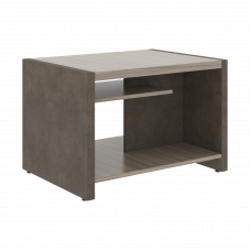 Стол журнальный СФ-531602 Бетон чикаго тем F187 ST9/Дрифтвуд H3090 ST22 600х800х550 WOOD&STONE