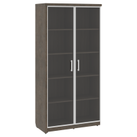 Шкаф СФ-534883 Бетон чикаго тем F187 ST9/Графит/Черный 1035х454,5х2083 WOOD&STONE