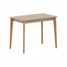 Стол прямой LYKKE TS-100 Тауп/Бук 1000х600х750 LYKKE