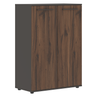 Шкаф средний широкий EMCS 85.1 Дуб Денвер тёмный/Мокко/Мокко 852х430х1199 EDIS