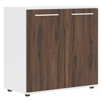 Шкаф малый широкий ELCS 85.1 Дуб Денвер тёмный/Белый/Белый 852х430х832 EDIS