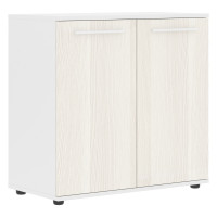 Шкаф малый широкий ELCS 85.1 Ясень Траун/Белый/Белый 852х430х832 EDIS
