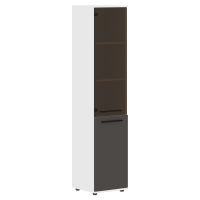 Шкаф высокий узкий EHCS 42.2 Мокко/Черный/Белый 426х430х1967 EDIS