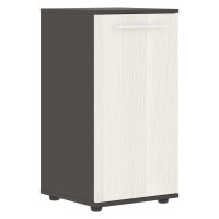Шкаф малый узкий ELCS 42.1 Ясень Траун/Белый/Мокко 426х430х832 EDIS