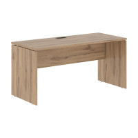 Стол прямой EDST 1567 Дуб Денвер светлый/Черный 1560х670х750 EDIS