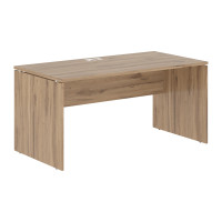 Стол прямой EDST 1580 Дуб Денвер светлый/Белый 1560х800х750 EDIS