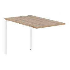 Брифинг-приставка EUB 1167 Дуб Денвер светлый/Белый 1160х670х750 EDIS