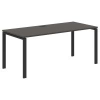 Стол прямой EUST 1780 Мокко/Черный 1760х800х750 EDIS