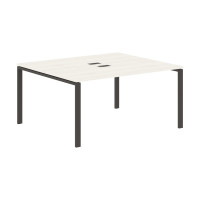 Стол 2-х местный EUWST 1513 Ясень Траун/Мокко 1560х1346х750 EDIS