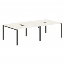 Стол 4-х местный EUWST 2713 Ясень Траун/Мокко 2726х1346х750 EDIS