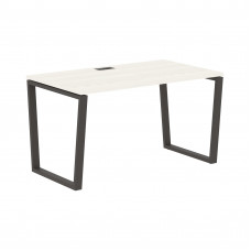 Стол прямой EVST 1380 Ясень Траун/Мокко 1360х800х750 EDIS