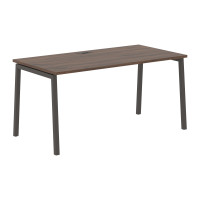 Стол прямой ELST 1580 Дуб Денвер тёмный/Мокко 1560х800х750 EDIS