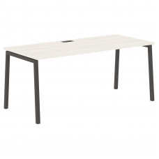 Стол прямой ELST 1780 Ясень Траун/Мокко 1760х800х750 EDIS