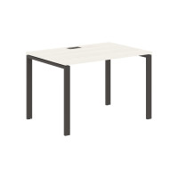 Стол прямой EUST 1180 Ясень Траун/Мокко 1160х800х750 EDIS