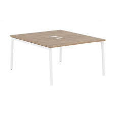 Стол 2-х местный ELWST 1316 Дуб Денвер светлый/Белый 1360х1606х750 EDIS
