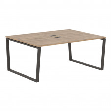 Стол 2-х местный EVWST 1713 Дуб Денвер светлый/Мокко 1760х1346х750 EDIS