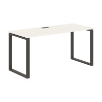 Стол прямой EQST 1567 Ясень Траун/Мокко 1560х670х750 EDIS