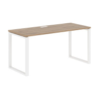 Стол прямой EQST 1567 Дуб Денвер светлый/Белый 1560х670х750 EDIS