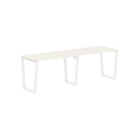 Стол 2-х местный EVWST 2367 Ясень Траун/Белый 2326х670х750 EDIS