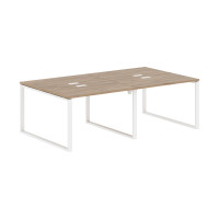 Стол 4-х местный EQWST 2313 Дуб Денвер светлый/Белый 2326х1346х750 EDIS
