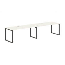 Стол 2-х местный EQWST 3580 Ясень Траун/Мокко 3526х800х750 EDIS