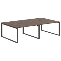 Стол 4-х местный EQWST 2716 Дуб Денвер тёмный/Мокко 2726х1606х750 EDIS