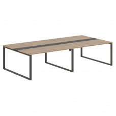 Конференц стол EQCT 3116 Дуб Денвер светлый/Мокко/Мокко 3126х1606х750 EDIS