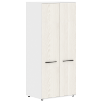 Шкаф для одежды ECWS 85 Ясень Траун/Мокко/Белый 852х600х1967 EDIS