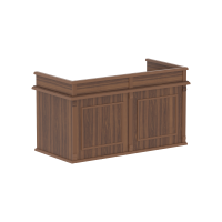 Стол для судей RJST 1680 Орех Даллас 1600х800х910 RATUM