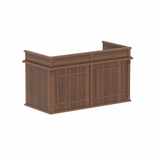 Стол для судей RJST 1680 Орех Даллас 1600х800х910 RATUM