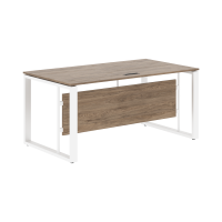 Стол руководителя EST 169 Кария Пальмира/Белый 1600х900х750 ENIO