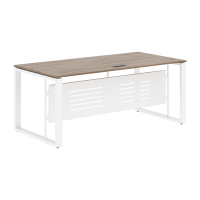 Стол руководителя EST 189M Кария Пальмира/Белый 1800х900х750 ENIO