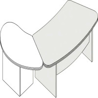 Конференц-приставка (правая/левая) Л.ПС-15, серия Лауреат