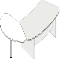 Конференц-приставка (правая/левая) Л.ПС-15р, серия Лауреат