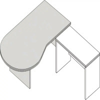 Стол приставной Л.П-12, серия Лауреат