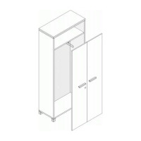 Гардероб с замком Л.Ш-7, серия Лауреат