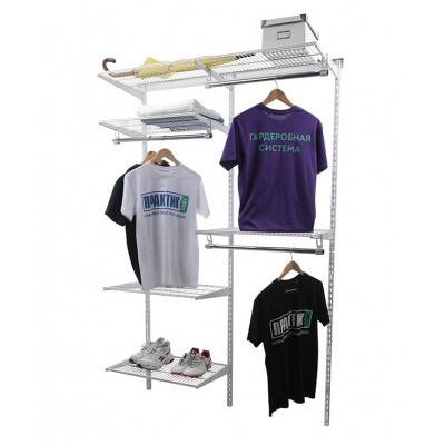 Гардеробная система Optima G120 белая