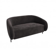 Belt Диван двухместный BLT-2 Velvet Lux 99/Металл Черный 1560*850*730