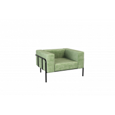 Flex Диван одноместный FLX-1 Teddy 917/Металл Черный 1100 *915*690