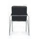 Стул Самба с мягкими подлокотниками SMB-01 Черный